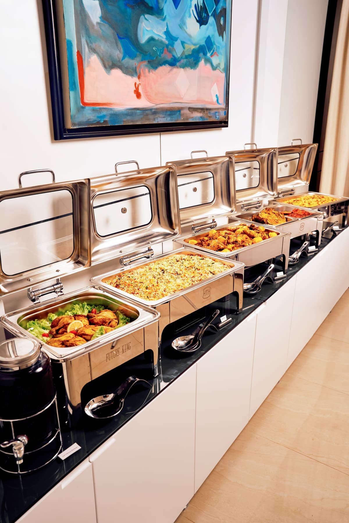 Corporate catering in Dubai with Mandi platter at Maraheb